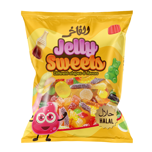 Al Fakier Jelly Yellow (Halal) (30x80g)
