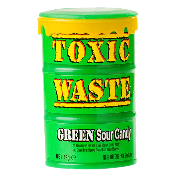 Toxic Waste Green Drum (12x12x42g)
