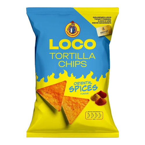 Loco Tortilla Chips Oriental Spices (12x100g)