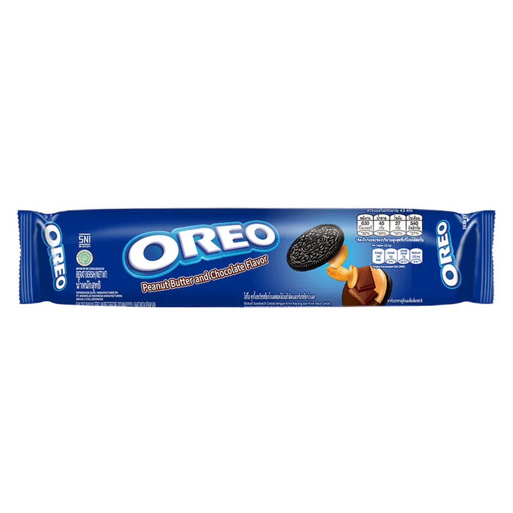 Oreo Biscuit Sandwich Peanut Butter & Chocolate (24x110,4g)