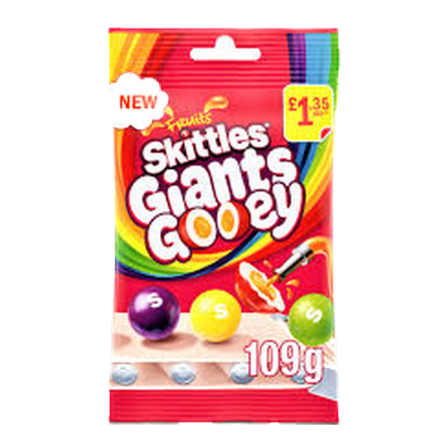 Skittles Giants Gooey Fruits (14x109g)